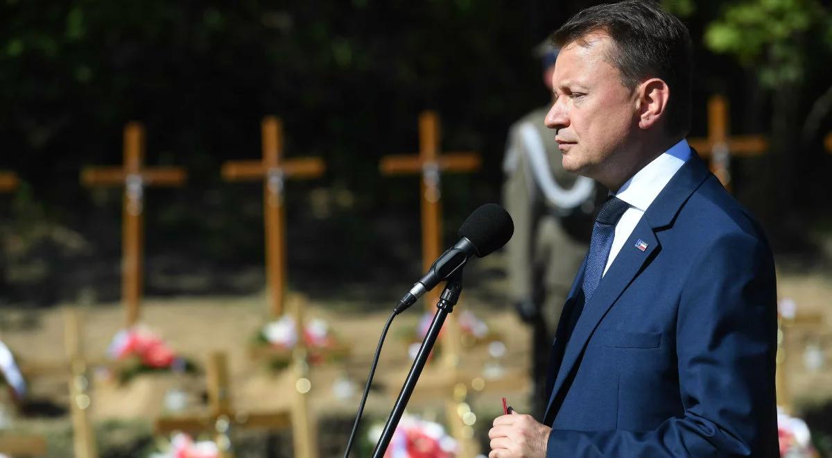 Mariusz Błaszczak: w Pomiechówku doszło do haniebnej niemieckiej zbrodni