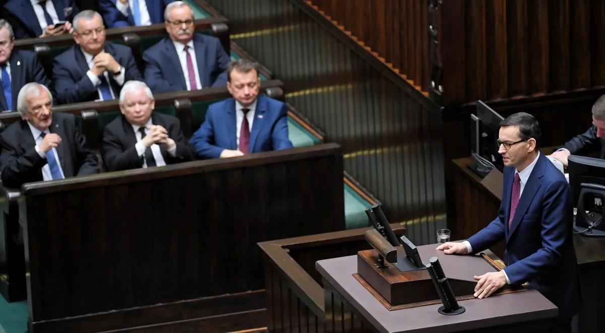 Premier Mateusz Morawiecki: życie polskich rodzin jest godniejsze