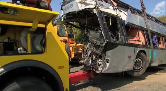 Wypadek polskiego autokaru w Niemczech. Kierowca przesłuchany