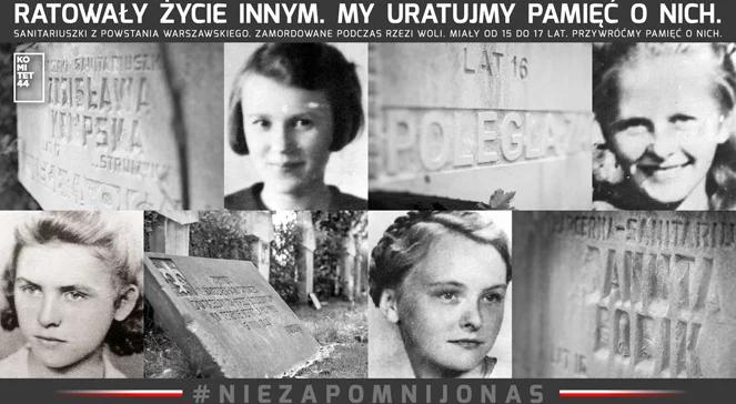 Apel o ratowanie mogił sanitariuszek poległych w Powstaniu Warszawskim