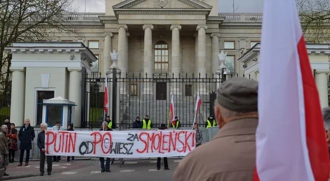 Warszawa: demonstracja w przeddzień rocznicy katastrofy smoleńskiej