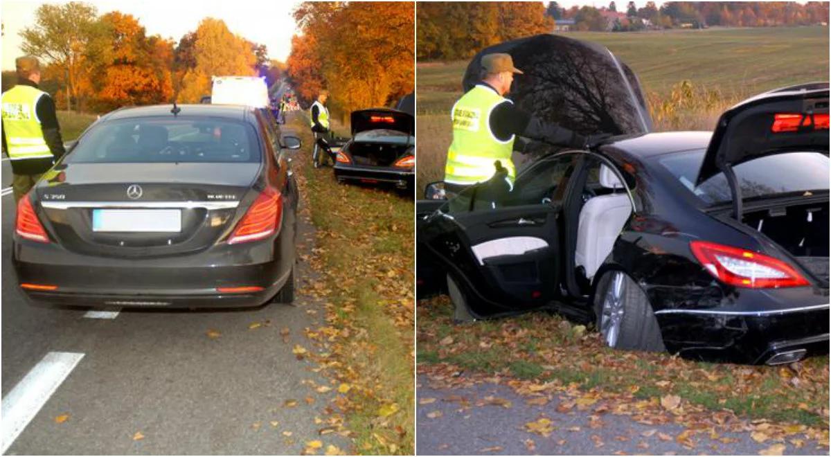 Pościg straży granicznej na DK6. Skradzione w Niemczech mercedesy