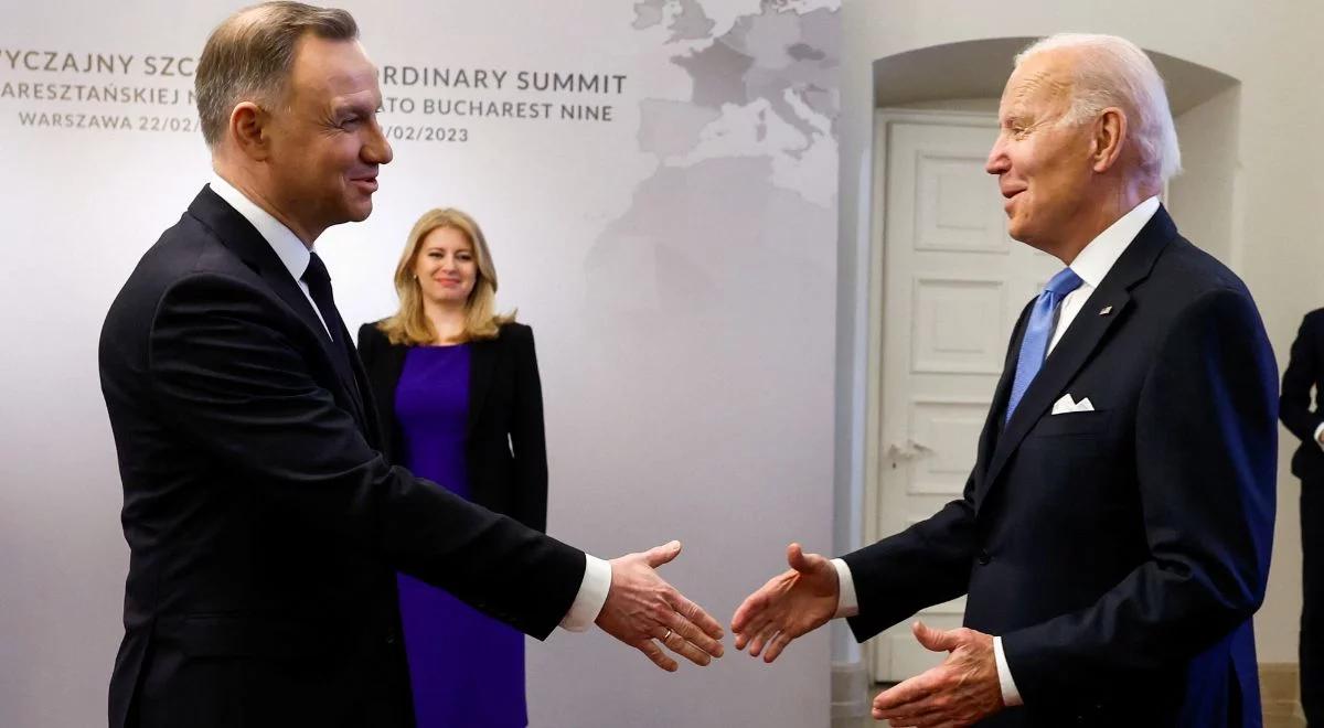 Wideokonferencja z Joe Bidenem. Prezydent Duda: zapewnił o wsparciu NATO w przypadku białoruskich prowokacji