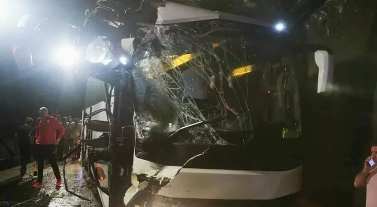 Liga Narodów: wypadek autobusu reprezentacji Bułgarii. Jeden piłkarz ciężko ranny