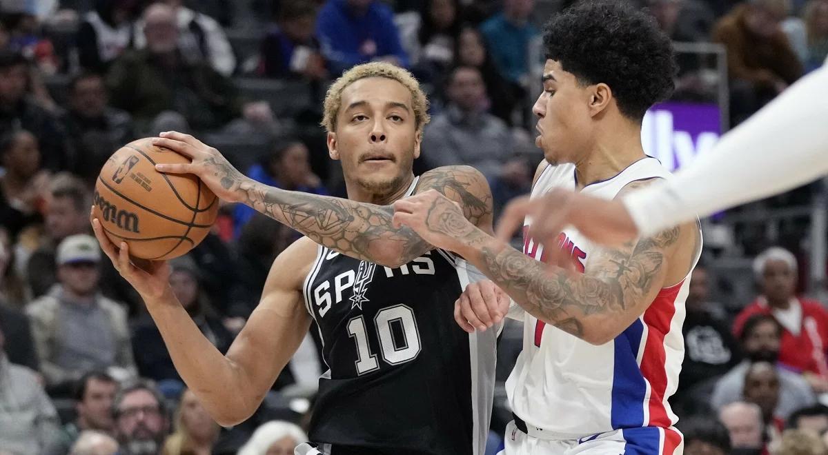 NBA: 15 punktów Sochana, Spurs rozbili słabiutkich Pistons