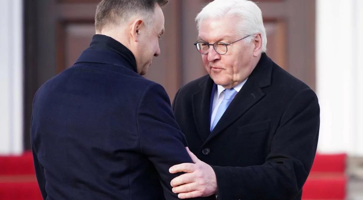 Spotkanie prezydentów Polski i Niemiec. Prof. Madajczyk: rozmowy o wsparciu dla Ukrainy