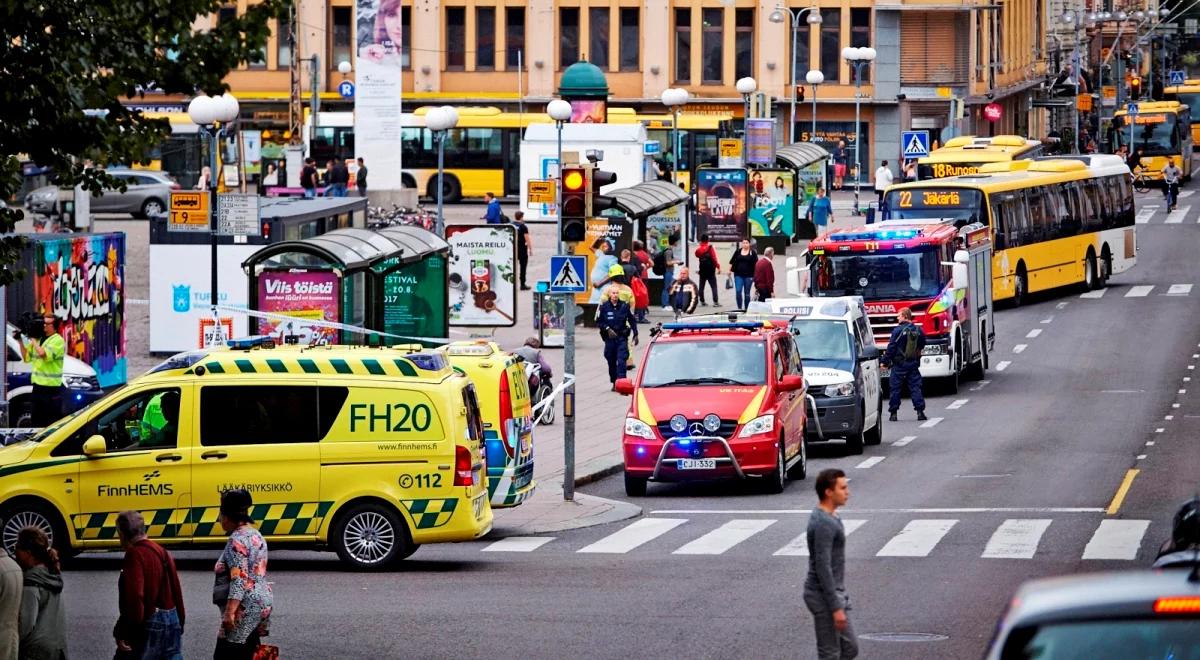 "Próbowano go zatrzymać". Finlandia: dwie osoby nie żyją po ataku z użyciem noża w Turku, sześć osób rannych