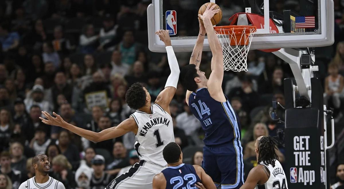 Spurs bezradni bez Sochana. Grizzlies nie dali szans "Ostrogom"