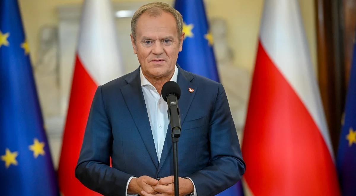 "Słodki ciężar". Tusk ucina spekulacje w sprawie 800+