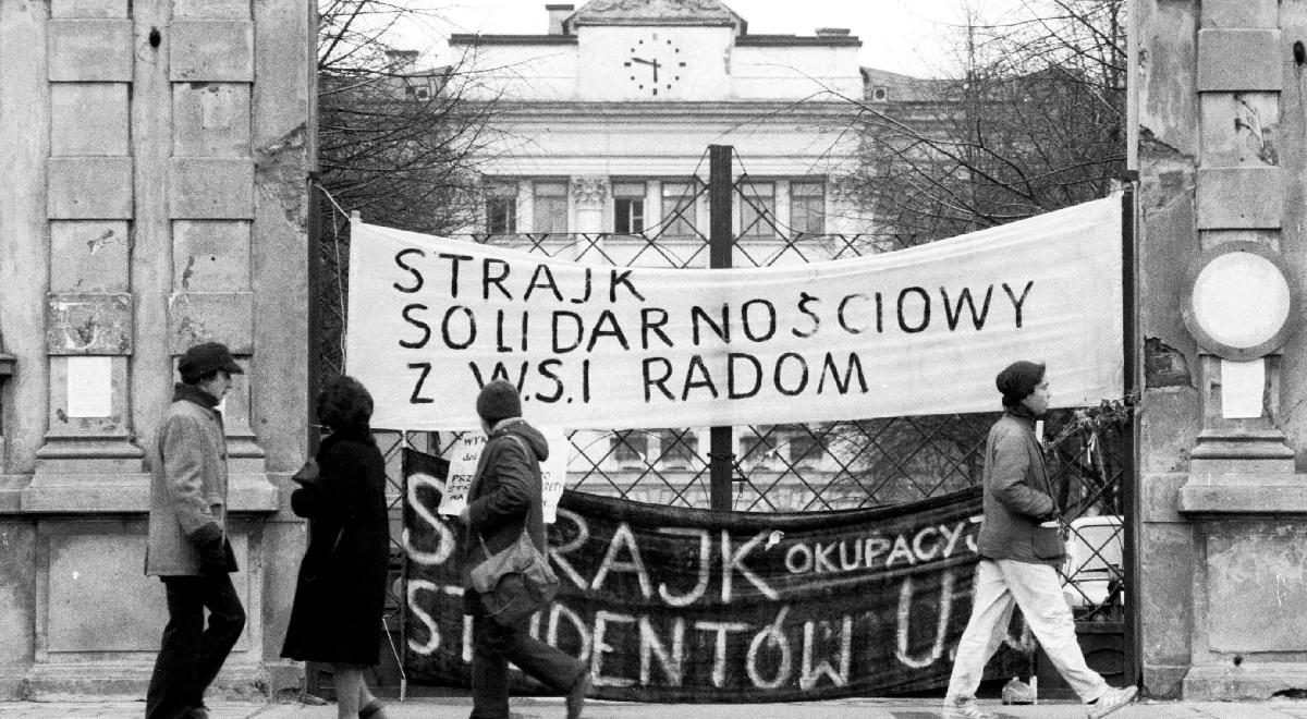 Powstała kronika dokumentująca strajk studentów w Wyższej Szkole Inżynierskiej w Radomiu w 1981