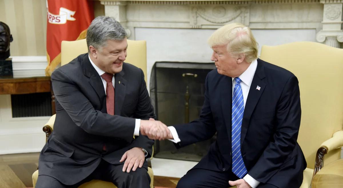 Donald Trump przyjął w Białym Domu prezydenta Ukrainy Petro Poroszenkę 