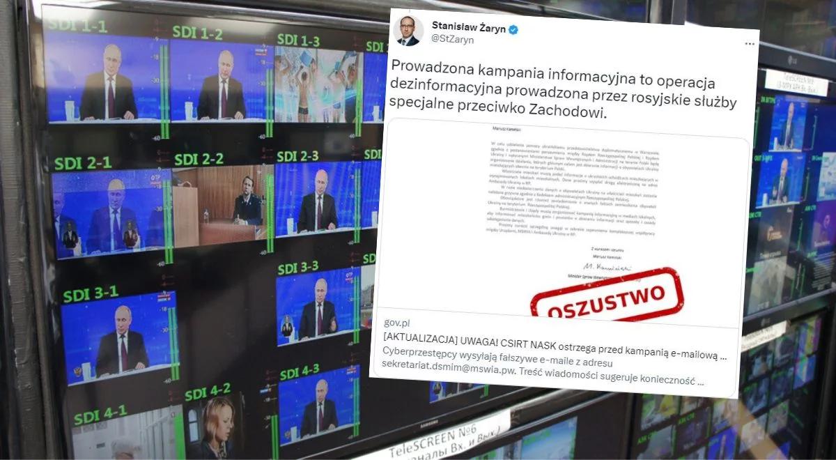 Propaganda Kremla chce skłócić Polskę i Ukrainę. Żaryn ostrzega przed kolejną dezinformacyjną kampanią 