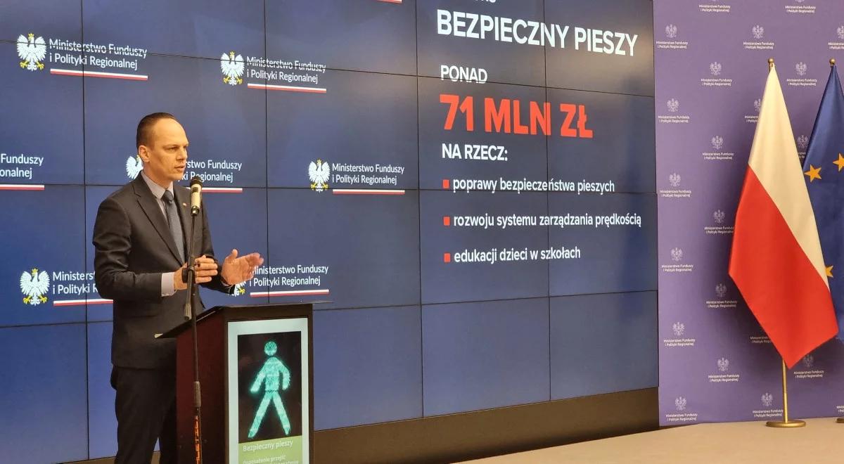 Bezpieczeństwo na przejściach dla pieszych. Setki projektów z unijnym dofinansowaniem