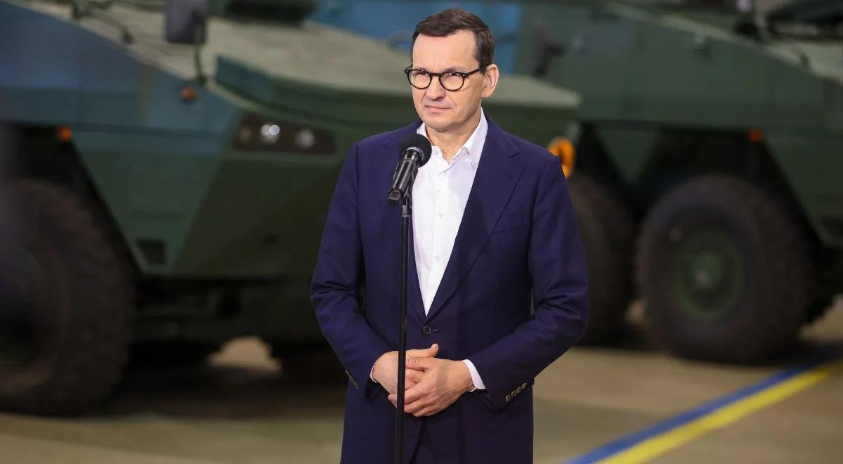 Ukraina zamówiła 100 Rosomaków. Premier Morawiecki: Polska zwiększa produkcję zbrojeniową