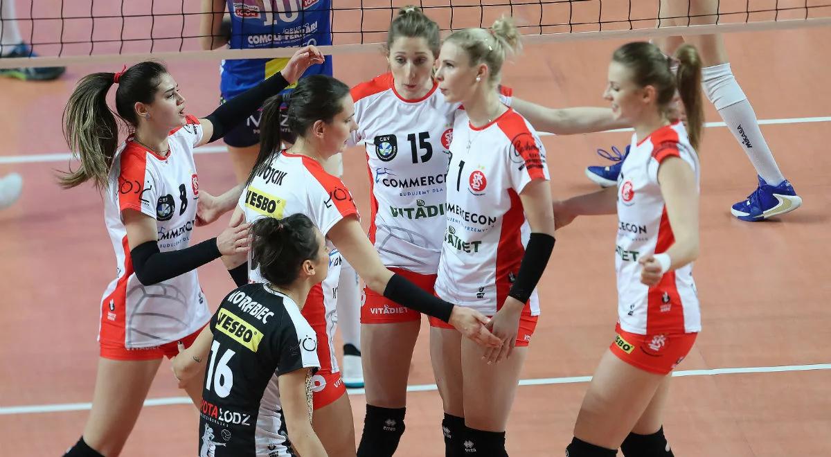 LM siatkarek. ŁKS Commercecon Łódź przegrał na koniec przygody z europejskimi rozgrywkami