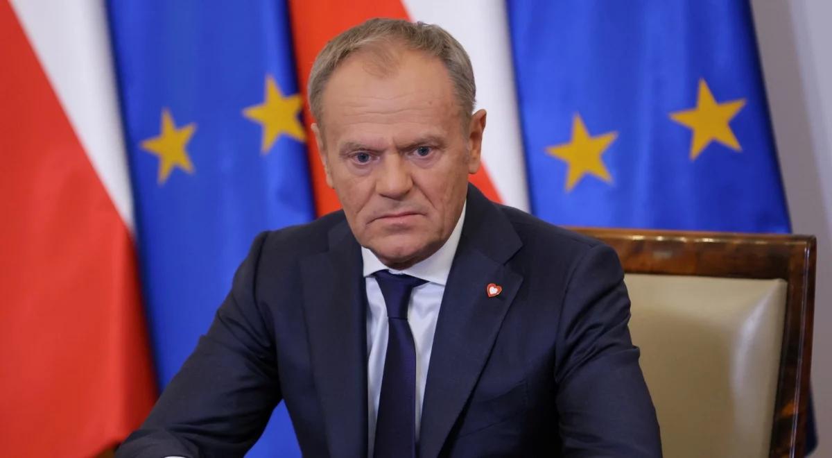 Groźby pod adresem szefa rządu. Tusk pokazał nienawistny wpis. W tle zamach na premiera Ficę