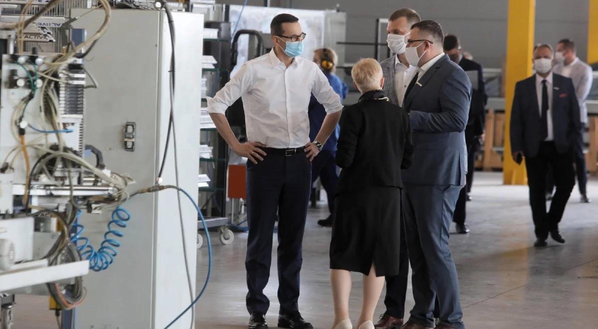 Premier w Zambrowie: ponad połowa polskich firm otrzymała państwowe wsparcie