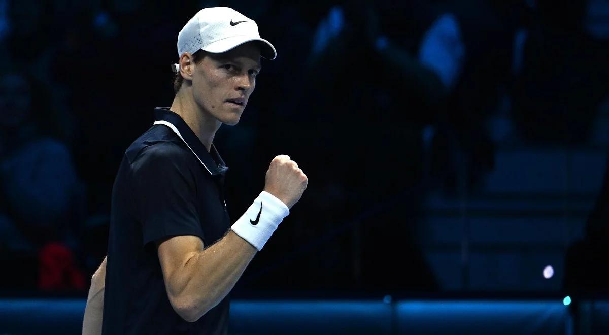 ATP Finals. Jannik Sinner liderem grupy. Włoch ograł Taylora Fritza