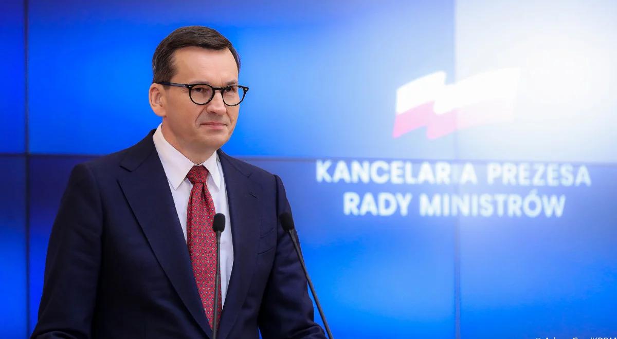 "Współpraca gospodarcza i bezpieczeństwo energetyczne". Premier Morawiecki rozmawiał z prezydentem Korei Płd.