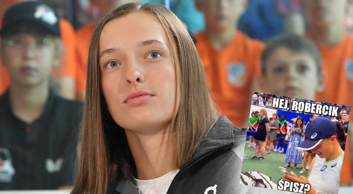 Iga Świątek i Robert Lewandowski bohaterami memów: mam nadzieję, że Robert się nimi nie przejmuje
