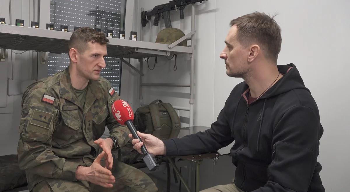"Nie są to migranci i białoruscy pogranicznicy". Dowódca służący na Podlasiu o największym zagrożeniu dla żołnierzy