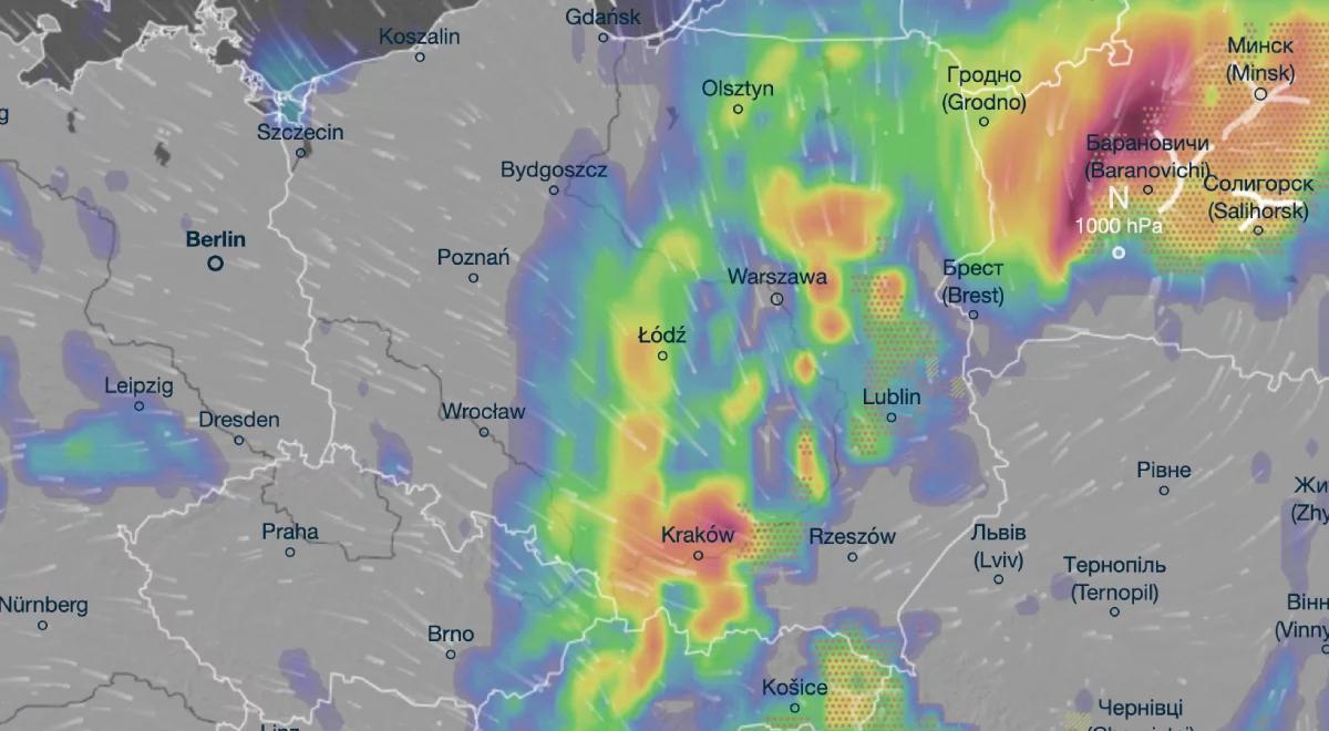 Gdzie teraz pada deszcz? Radar opadów na żywo [MAPA]