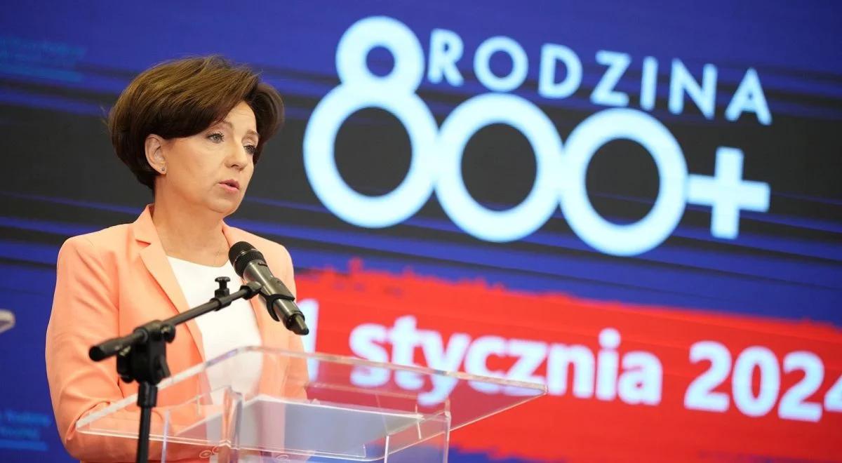 Stanowcze słowa minister Maląg o opozycji: wprowadzą takie zmiany, by Polakom żyło się gorzej