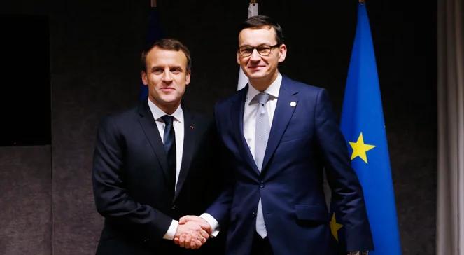 Spotkanie Morawiecki-Macron. "Sojusz polsko-francuski ma szansę być reanimowany w kolejnych miesiącach"