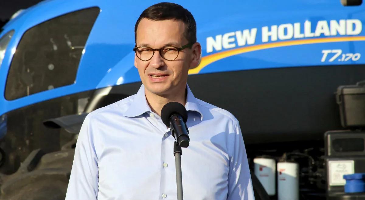 Premier: rolnicy to grupa zawodowa i producenci, do których kierujemy największe wsparcie 