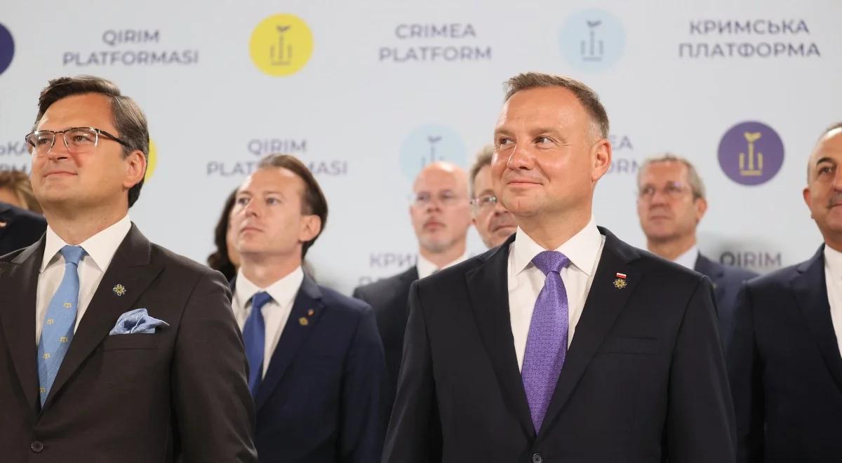 Prezydent w Kijowie: Krym to Ukraina, nie zgadzamy się na odmienną narrację 