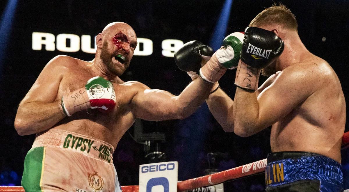 Tyson Fury pokonał Otto Wallina, mimo ciężkiej kontuzji. "Gypsy King" o krok od porażki
