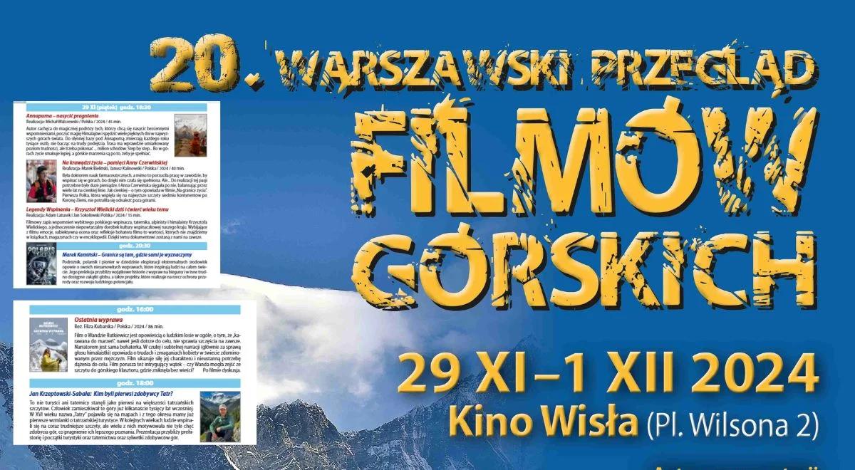 20. Warszawski Przegląd Filmów Górskich. "Ostatnia wyprawa" , nagradzany "Nuptse” i spotkania z gwiazdami