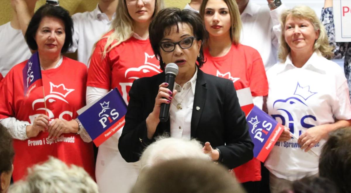 Elżbieta Witek w Grodźcu: naszym priorytetem jest bezpieczeństwo