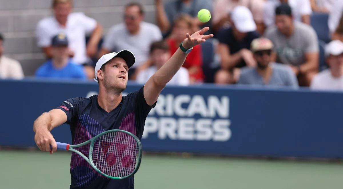 US Open. Hubert Hurkacz nie może przełamać klątwy Nowego Jorku. Rywal cieszył się jak Lleyton Hewitt 