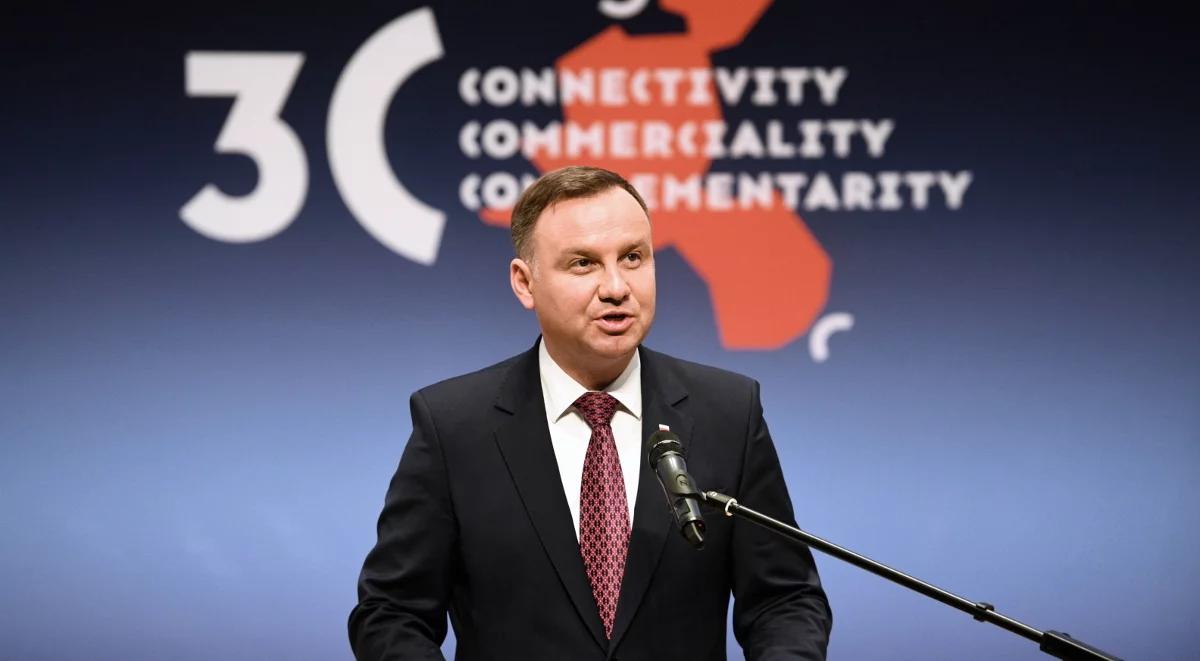 Prezydent Andrzej Duda na Forum Regionów Trójmorza:  Trójmorze pozytywną odpowiedzią na europejskie wyzwania