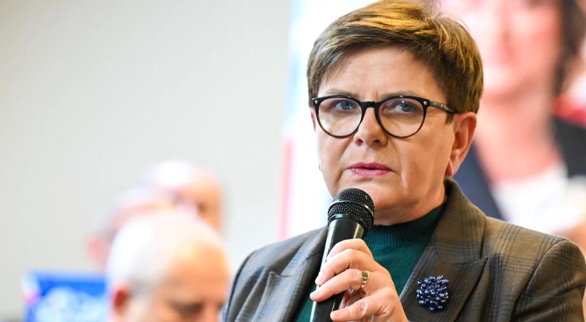 Szydło: Tusk dobrze wie, że jego koledzy z EPL chcą poprzeć zmiany traktatów. Powinien zwrócić się do Grupy Webera