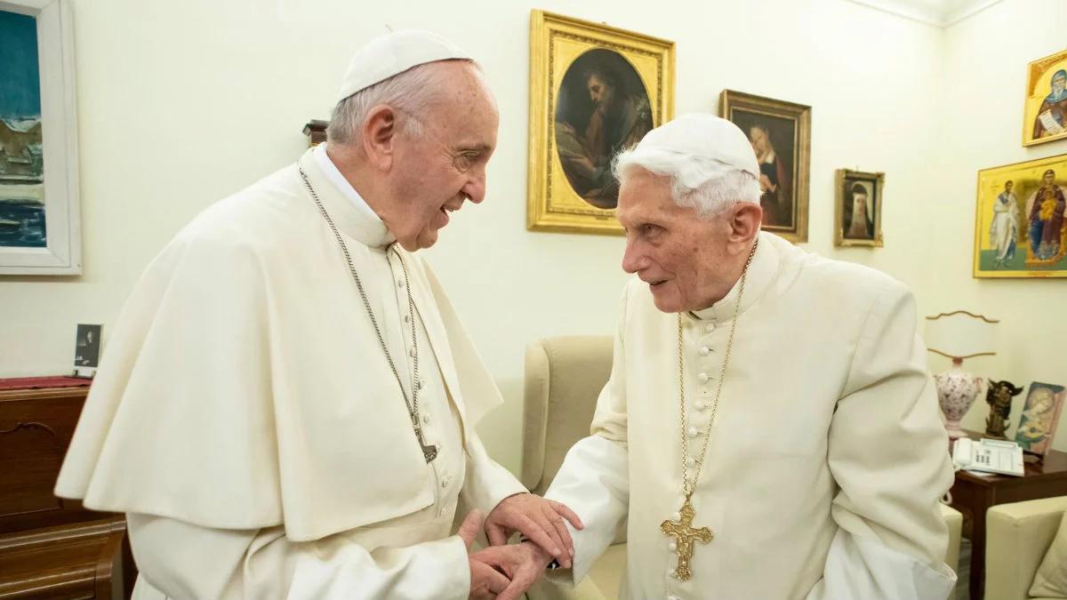 Papież Franciszek odwiedził swojego poprzednika Benedykta XVI