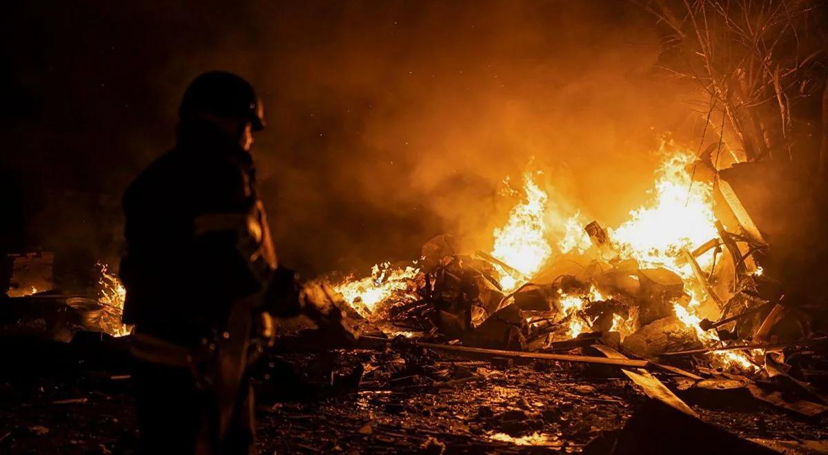 Nocne ataki Rosjan na Kijów. Obrona przeciwlotnicza strąciła wszystkie drony