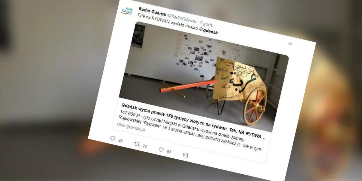 Gdańsk: miasto kupiło rydwan za 150 tys. zł. Internauci oburzeni