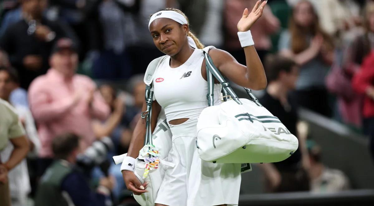 Wimbledon. Kolejna faworytka poza turniejem. Gauff wyeliminowana przez rodaczkę