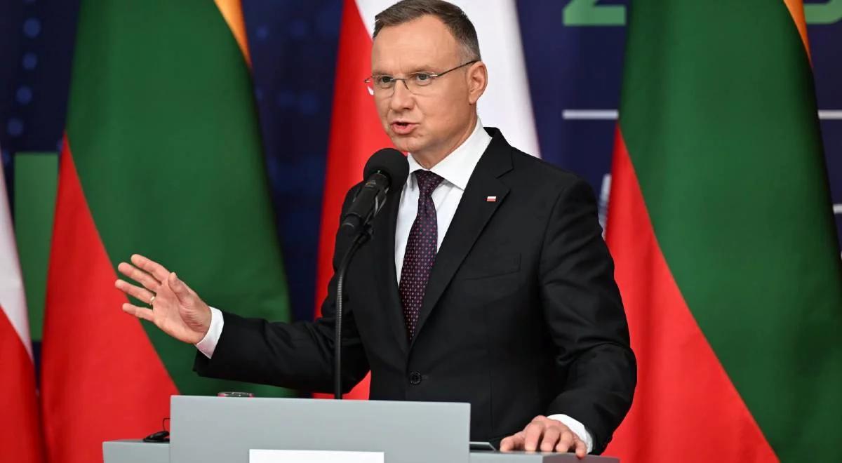 Prezydent Duda: mamy nadzieję, że szczyt NATO w Waszyngtonie będzie zaproszeniem Ukrainy do Sojuszu