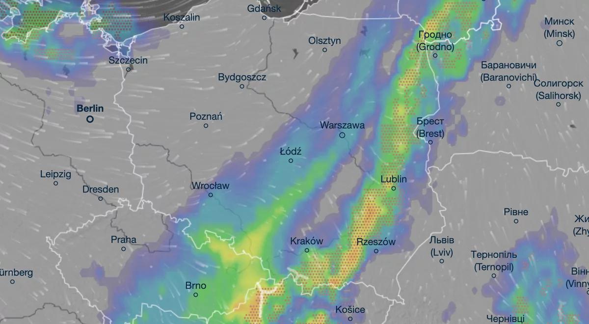 Gdzie jest burza 22.05? Radar na żywo. Alerty w ośmiu regionach