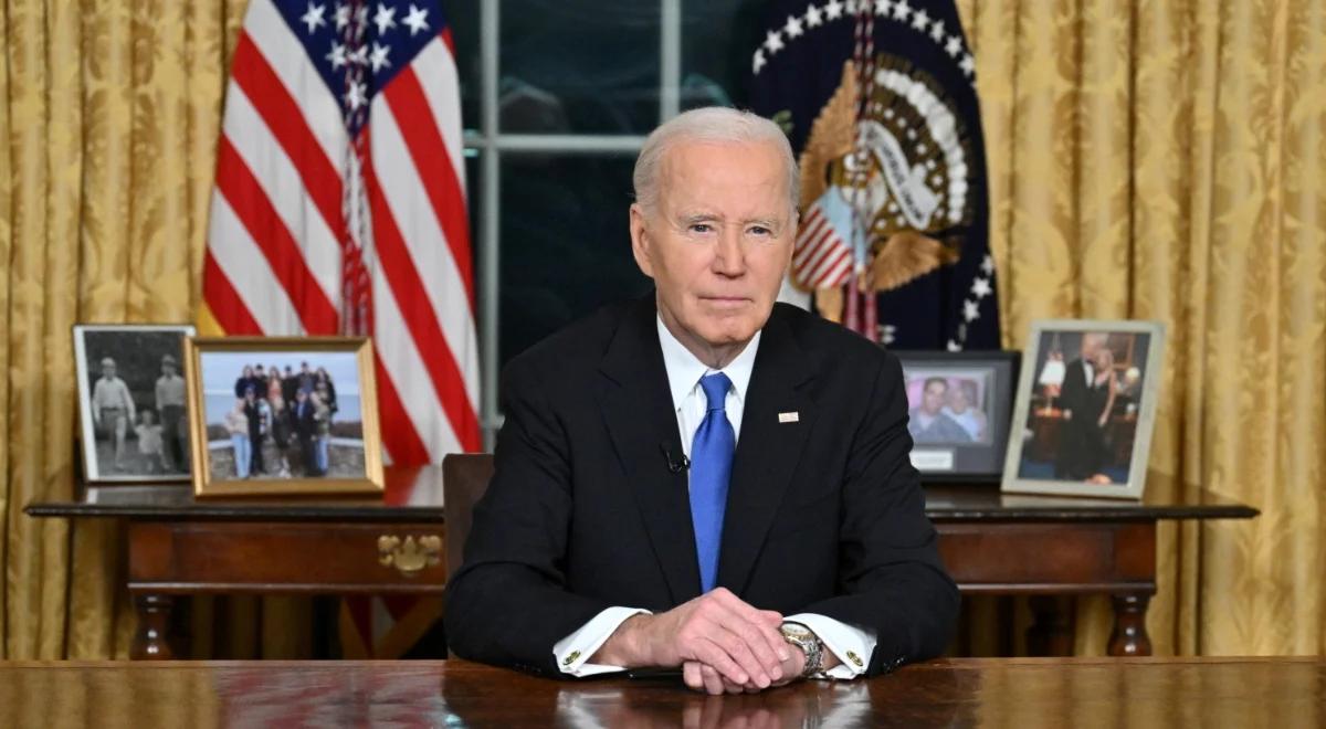 Biden wygłosił pożegnalne orędzie. Mówił o "władzy ultrabogatych"