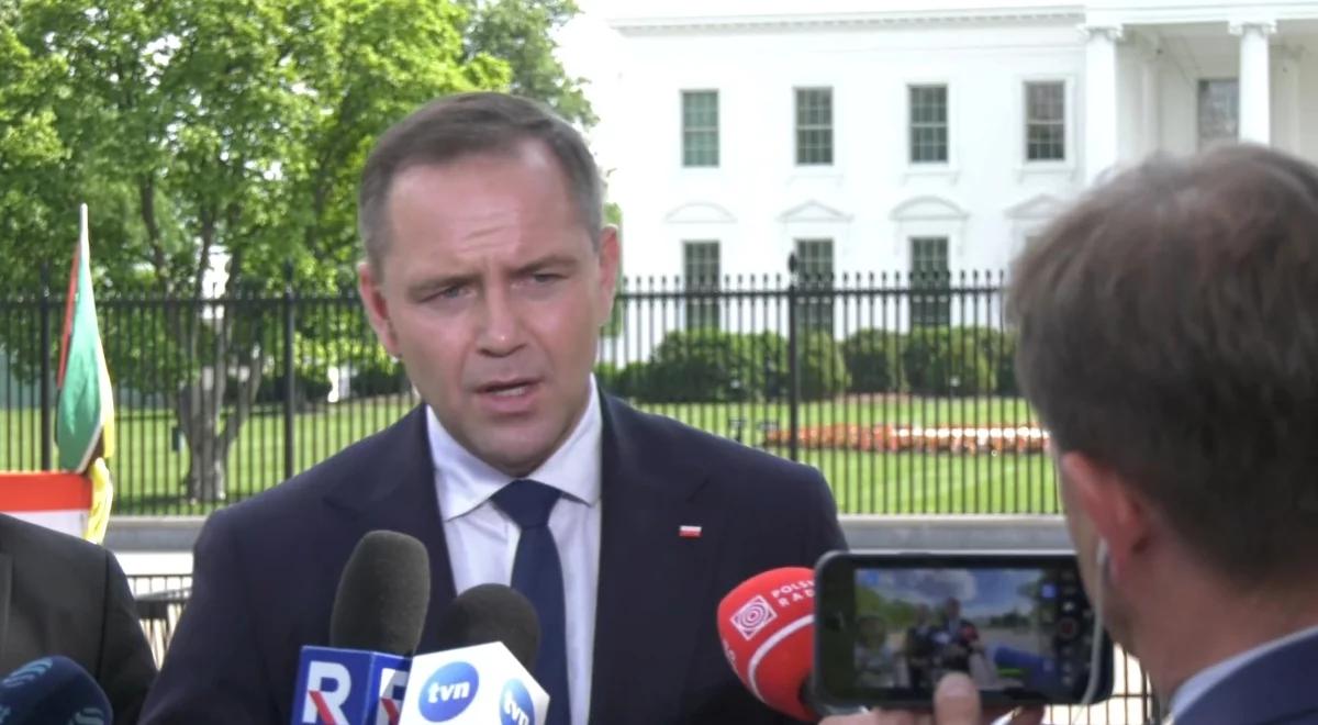 "Rozmawiałem o obecności wojsk USA w Polsce". Nawrocki w Waszyngtonie
