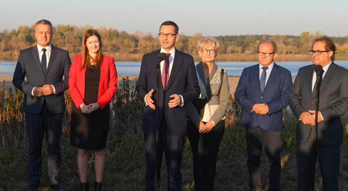 Premier Mateusz Morawiecki: w 2019 przetarg na zaporę w Siarzewie