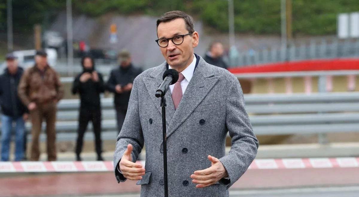 Premier Morawiecki: kontynuujemy nasz wielki program inwestycyjny, nie pozwolimy rozkradać Polski