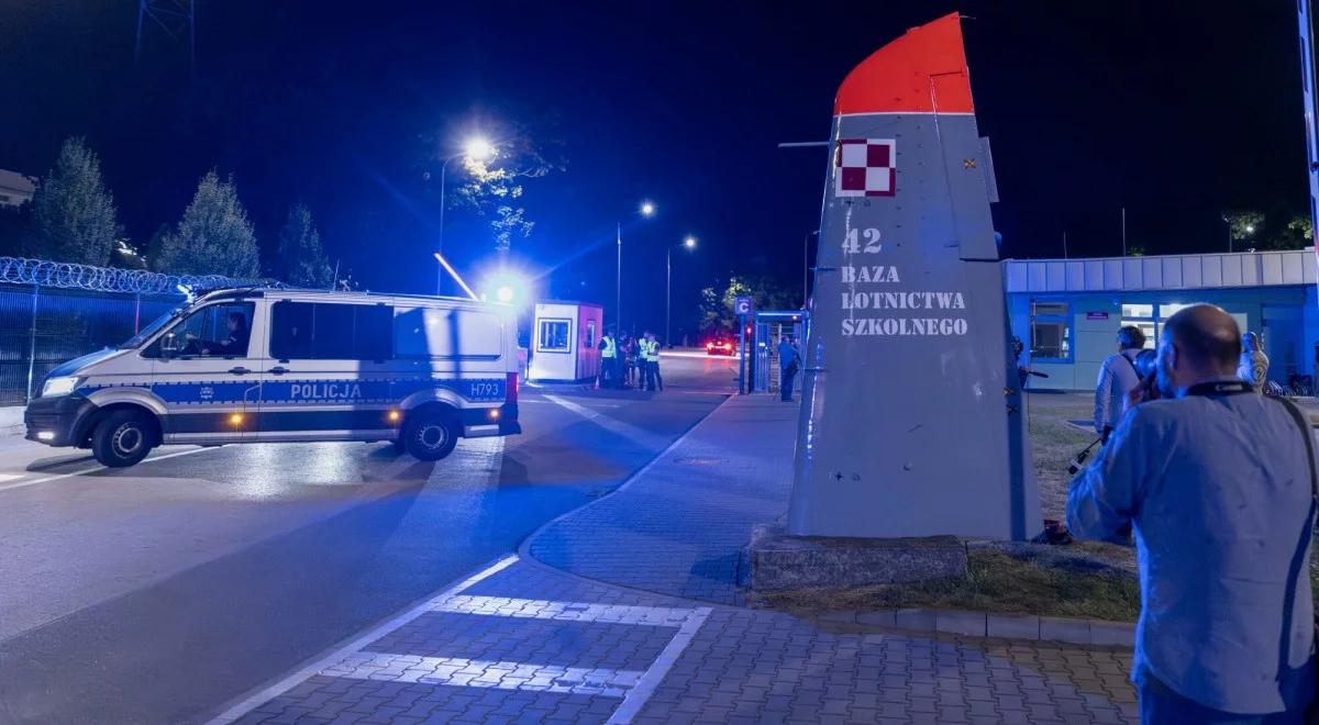 Katastrofa F-16. Zabezpieczono nagrania z kamery, prawdopodobnie pilota