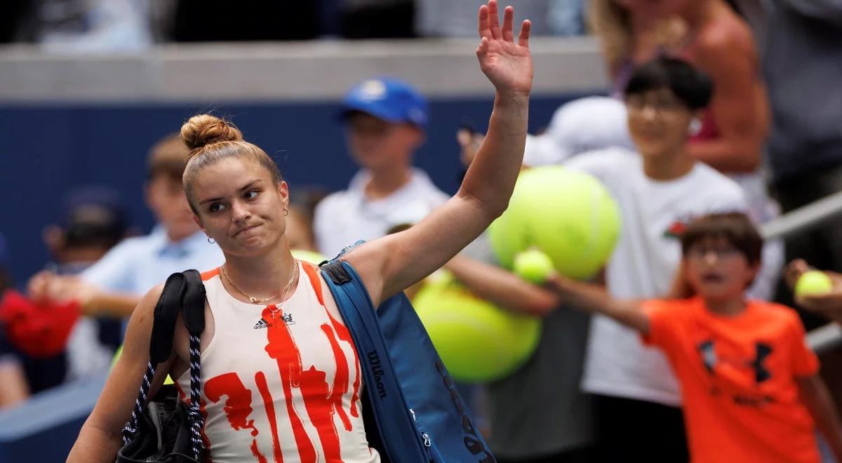 US Open: faworytka poza turniejem. Maria Sakkari odpadła w 2. rundzie 