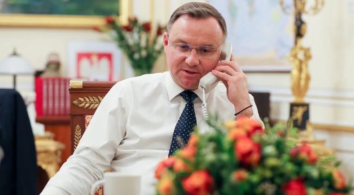 "Polska jest wstrząśnięta zbrodnią w Buczy". Andrzej Duda rozmawiał z Wołodymyrem Zełenskim
