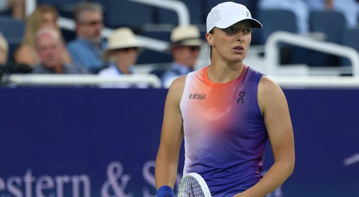 WTA Cincinnati. Tym razem bez komplikacji. Iga Świątek jest w ćwierćfinale